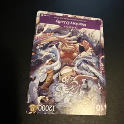 ONE PIECE CARD GAME MONKEY D. LUFFY GEAR 5 ENGLISH LIMITED PROMO CARD NEAR MINT - Image 4