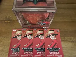 One Piece Card Game Sealed Lot (5) Carrying On His Will, Devil Fruits Coll Vol3 - Image 1