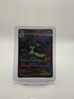 Pokemon Mega Lucario EX TCG Ultra Rare Holo Card 160/132 NM Metal Evolutions - Image 1