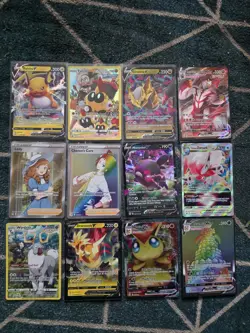 Job Lot 12x Pokemon TCG Card Game Bundle Full Art Illustration Rare Scarlet - Image 1