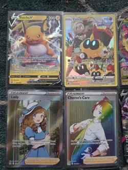 Job Lot 12x Pokemon TCG Card Game Bundle Full Art Illustration Rare Scarlet - Image 2