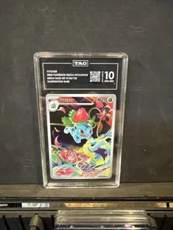 Ivysaur 134/132 Illustration Rare Megas Evolutions Pokemon Card TAG 10 - Image 1