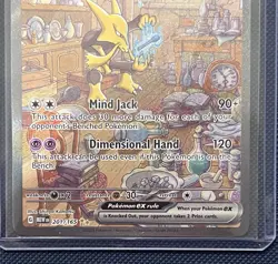 Pokemon TCG Alakazam EX 151 Holo Card Scarlet & Violet 201/165 - Image 4