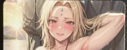 DUAL 1250 Tsunade Naruto Goddess Story Anime Waifu Card ACG NSFW - Image 1