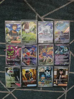 Job Lot 12x Pokemon TCG Card Game Full Art Illustration Rare Scarlet Sword 1 - Image 1
