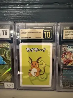 Lot Graded Pokemon Cards Holo Charizard Japanese CGC 10 Venusaur Raichu - Image 4