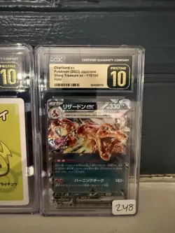 Lot Graded Pokemon Cards Holo Charizard Japanese CGC 10 Venusaur Raichu - Image 5