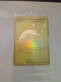 SEALED Pokemon Card Poke Ball SWSH146 Gold Celebrations 25th Anniversary - Image 1