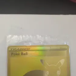 SEALED Pokemon Card Poke Ball SWSH146 Gold Celebrations 25th Anniversary - Image 2