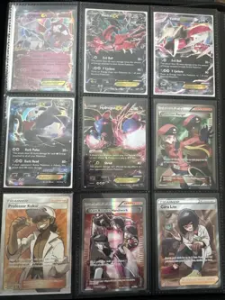 Pokemon Holo XY EX Trainer Lot 9 Cards Yvelta Cara Kukui Darkrai Promo Nm/LP - Image 1