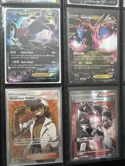 Pokemon Holo XY EX Trainer Lot 9 Cards Yvelta Cara Kukui Darkrai Promo Nm/LP - Image 5
