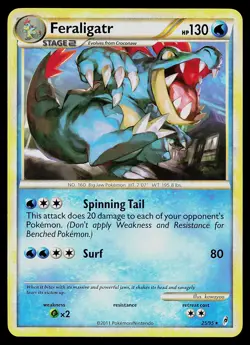 Pokemon Card - Feraligatr Call of Legends 25/95 Rare - Image 1