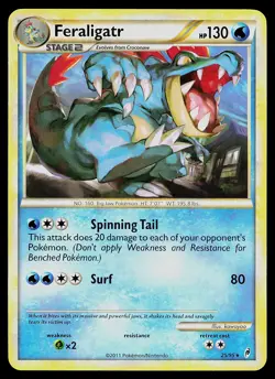 Pokemon Card - Feraligatr Call of Legends 25/95 Rare - Image 1