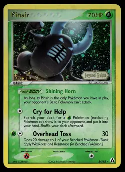Pokemon Card - Pinsir Legend Maker 24/92 Rare Reverse Holo Stamped - Image 1