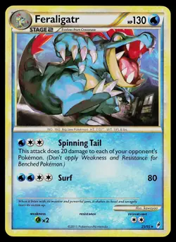 Pokemon Card - Feraligatr Call of Legends 25/95 Rare - Image 1