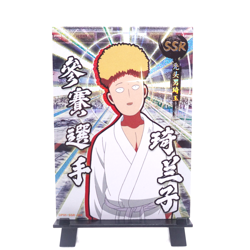 One Punch Man Saitama SSR Holo Foil Anime Collectible Trading Card - Image 1