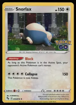 Snorlax - 55/078 (Cosmos Holo) Promo Miscellaneous Cards & Products 055/078 NM - Image 1