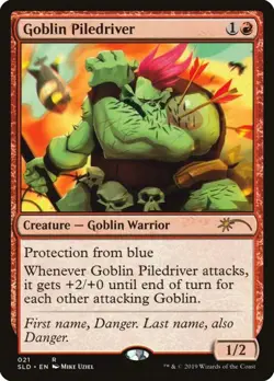 MTG English Goblin Piledriver NM Normal Secret Lair - Image 1