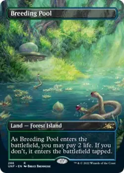 MTG English Breeding Pool (Borderless) NM Foil Unfinity - Image 1