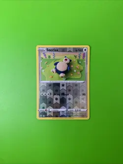 Snorlax 109/159 Crown Zenith Reverse Holo Pokemon Card LP+ - Image 1