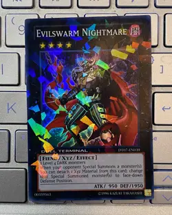 Yugioh Evilswarm Nightmare DT07-EN039 Duel Terminal / VLP / near mint cond card - Image 1