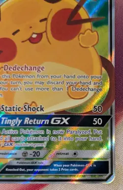 Dedenne GX - 195a/214 - Pokemon Sun & Moon Promo Alternate Art Rare Card NM - Image 3