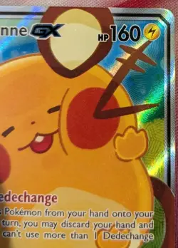 Dedenne GX - 195a/214 - Pokemon Sun & Moon Promo Alternate Art Rare Card NM - Image 4