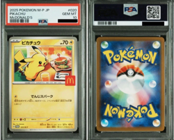 PSA 10 Pikachu 020/M-P McDonald's Promo 2025 Pokemon Card Japanese [US Seller] - Image 1
