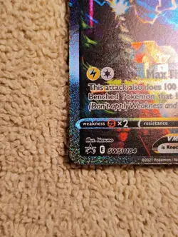 Jolteon VMAX SWSH184 SWSH: Sword & Shield Promo Cards premium collection 2021 NM - Image 2