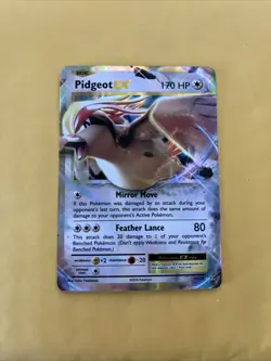 Pokemon Pidgeot EX 64/108 Evolutions Holo Card Near Mint Condition - Image 2