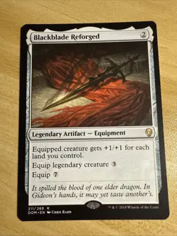 Blackblade Reforged DOM Dominaria - MTG - NM - Image 1