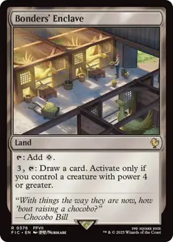 Magic The Gathering MTG BONDERS' ENCLAVE Final Fantasy NM Near Mint - Image 1