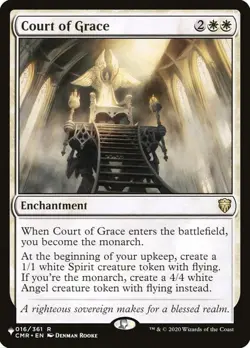 Magic The Gathering MTG COURT OF GRACE The List NM Near Mint - Image 1