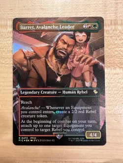 Barret, Avalanche Leader Mtg Chocobo Track Foil 0472 Final Fantasy - Image 1