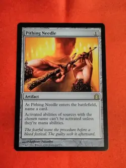 Pithing Needle #231 Return to Ravnica RARE Magic MTG - Unplayed Mint+ - Image 1