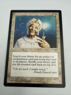 Enlightened Tutor - Mirage 1996 Dan Frazier - LP MTG Magic the Gathering - Image 1