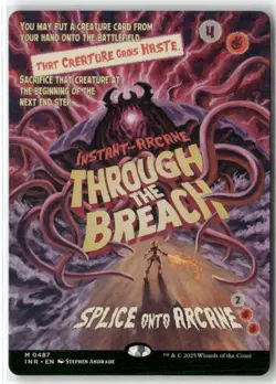 Through the Breach Poster MTG Magic Innistrad Remastered MTG NM - Image 1