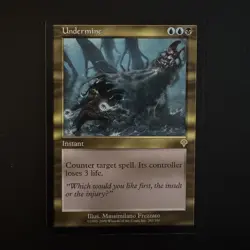 Magic The Gathering Invasion Undermine #282 Lightly played - Image 1