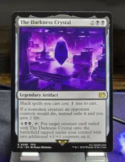 MTG - The Darkness Crystal (0096) Rare - FINAL FANTASY (FIN) - Image 1