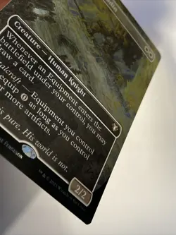 MTG Puresteel Paladin *BORDERLESS FOIL* Commander Masters 627 NM - Image 3