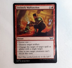 MTG Untimely Malfunction (161) | NM | Duskmourn {DSK} - Image 1
