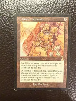 MTG Urza Destiny- Powder Keg Tonnelet De Poudre - French - EX - Image 1