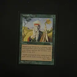 Magic The Gathering Mirage Worldly Tutor # Lightly played - Image 1