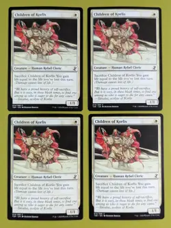 Children of Korlis x4 Time Spiral Remastered 4x Magic the Gathering MTG - Image 1