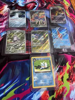 Pokemon TCG Phantasmal Flames Full Arts Lot of 6 BONUS CARD Dark Wartortle - Image 1