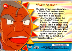 Pokemon Topps "Shell Shock!" OR6 Orange Islands Blue Logo - Image 2