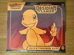 Pokemon TCG: Scarlet & Violet Obsidian Flames Elite Trainer Box - Factory Sealed - Image 1