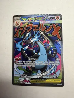 Mega Charizard X EX #23 Pokemon Promo Crimp/Ink ERROR (READ Description) - Image 1