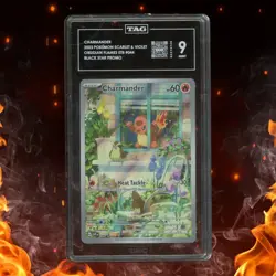 Pokemon Obsidian Flames CHARMANDER Black Star Promo TAG 9 #044 - Image 1