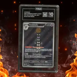 Pokemon White Tech Sticker Collection GOTHITELLE #211 Black Star Promo TAG 10 - Image 1